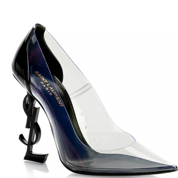 Saint Laurent Clear Opyum 110 Patent Leather Pumps 42 - Picture 2 of 5